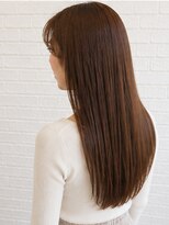 デュッカダブリュー(Duka W)&nbsp;【50代×ロングストレート】艶感ブラウンロング