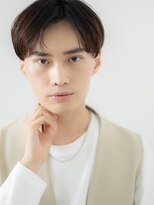 メンズヘア ビーセカンド 草加店(MENS HAIR B-2) 清潔感センターパート刈り上げスーツ髪型スマートマッシュI草加