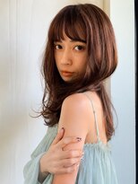 キース ヘアアンドメイク 恵比寿(kith. hair&make)&nbsp;透明感まろやかブラウン/顔まわりカット/レイヤーカット