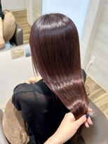 ハノン(Hanon) 髪質改善トリートメント×艶ピンクブラウン