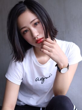 ソカラ(socala) socalaツヤ感重視の外はねアゴラインボブ