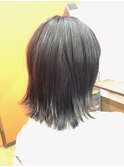 切りっぱなしボブディの外ハネスタイル☆