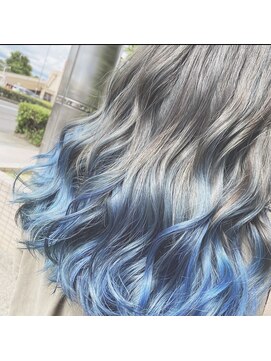 ヘアーステーション ハレラ(Hair station HaLe'LA) ターコイズグラデーション