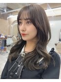シースルーバング、小顔ヘア、くびれヘア