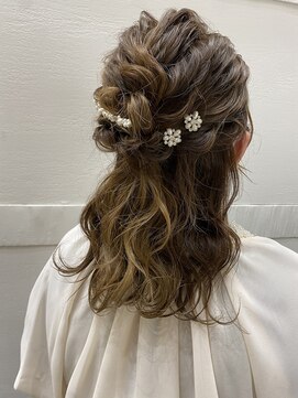 アクトジャパン グランドセントラル 博多リバレイン店(ACT JAPAN GRAND CENTRAL) ハーフアップ/アレンジ/お呼ばれヘア