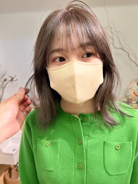 ネルケ 立川(nelke) ボブ×くすみカラー