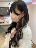 シーズン 大阪(SEASON)&nbsp;【エクステ】ブラック×ベージュ/イヤリングカラー