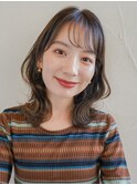 くびれレイヤーボブ×透明感グレージュ10代20代30代