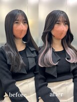 リリー(Lilley)&nbsp;【lilley 稲永麻衣】インナーエクステ+韓国ヘア 天神/今泉