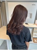 レイヤー×ピンクベージュ