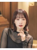 丸顔さんにおススメレイヤーボブ　○堀越太真樹