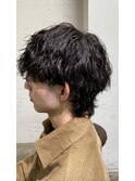 【RYUYA】襟足マッシュウルフ×ツイスパパーマ