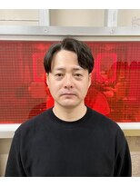 メリケンバーバーショップ トーキョー(MERICAN BARBERSHOP TYO)&nbsp;BURG 【センターパート/カルマパーマ/ビジネス/サイドパート】