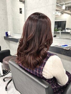 エンディアリング 東銀座(Endearing) 銀座/東銀座/切りっぱなしボブ/エアリーロング/ピンクブラウン