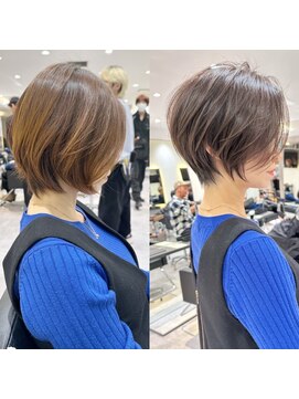 バンプ ギンザ(BUMP GINZA) 30代40代50代/大人ショートボブ×アッシュグレージュ【NAYUMI】