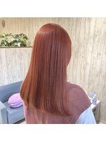 ヘアスペース エアリス(Hair space Earth)&nbsp;ピンクオレンジカラー