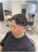 ツイストスパイラルパーマ＆フェードカット