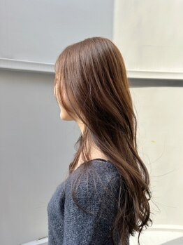 アウラ 小矢部店(AULA)の写真/【20代30代に人気の韓国風透明感カラー】透明感抜群のイルミナカラーで写真映えするうっとりヘアに