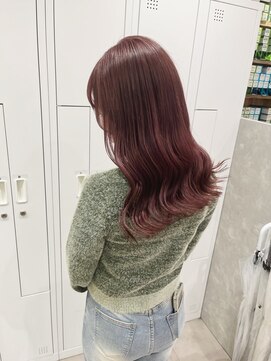 チェレ アズーリ 狭山店(Chere azuri) 髪質改善デジタルパーマ・チェリーレッド・韓国風巻き