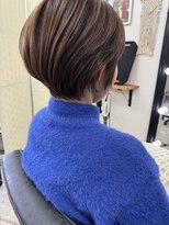 ウル(ulu)&nbsp;癖毛さん　ショート★ブラウンベージュカラー