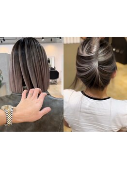 【4ヶ月放置しても綺麗なバレイヤージュ】SNSで人気爆発中のスタイリストが在籍☆可愛くなりたい女子必見！