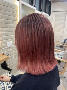 サンズバイトランク(SUNS by TRUNK) レッドグラデーションバレイヤージュ