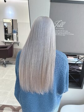 ジルバイジゼル(JILL by GiseL) 中世ウルフ/メンズウルフ/ハイトーン/ダブルカラー/ホワイト