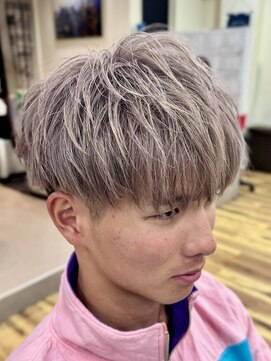 スウェル 千葉店(Swell) ピンクシルバー[千葉/メンズ/メンズカラー/ブリーチ]