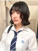 20代/タッセルボブ/レイヤーボブ/ハッシュボブ/透明感カラー