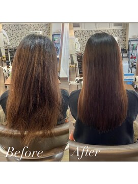 ニッシュ 吉祥寺(NiCHE) 弱酸性縮毛矯正エアーストレート×PiM濃密ヘアエステ