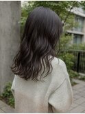 髪質改善ストレート×セミロング