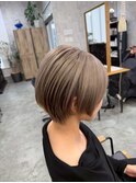 ハイライトバレイヤージュダブルカラーケアブリーチ20代30代