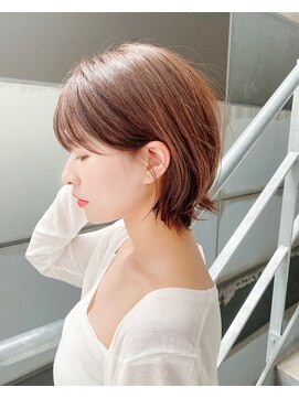 エマ ギンザ(EMMA GINZA) 大人かわいい丸みボブ　ひし形　小顔見せ　40代50代