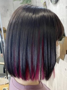 パレット 町田店(PALETTE) ブラックアンドピンクボブ　町田/町田駅/町田店