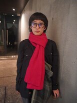 カシ 中目黒(CASI)&nbsp;ポイントストレートでぷつんとオン眉ボブ