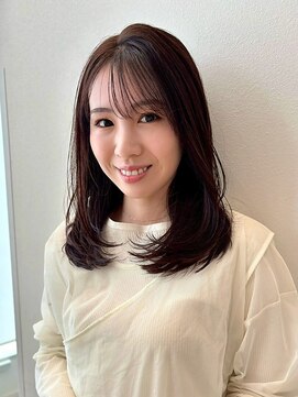 ナチュラルレイヤーカット/顔まわりカット