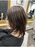 白髪ぼかしハイライト