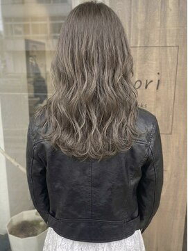 ニコリヘアワークス(nicori hair works) ロング×シフォンベージュ×ニュアンスカラー1