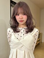 ニコフクオカヘアーメイク(NIKO Fukuoka Hair Make)&nbsp;【NIKO】ミディアムレイヤー.ケアブリーチ.福岡グレージュ