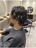 メンズスパイラルパーマ