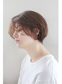 長めバング×丸みショート
