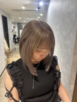 ルル(Lulu) ボブスタイミルクティー グレージュ