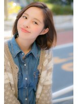 ユキオ オブ ヘアー(YUKIO of Hair) 大人カワイイニュアンスショートボブ【北区王子の美容室】