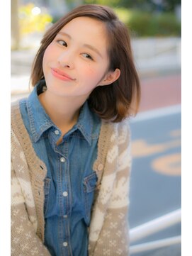 ユキオ オブ ヘアー(YUKIO of Hair) 大人カワイイニュアンスショートボブ【北区王子の美容室】