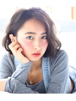 ノラ ヘアーサロン(NORA HAIR SALON) NORA【ERI】丸顔さんも小顔◎外国人くせ毛風デジタルパーマボブ