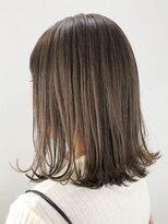 アイティー バイ アルバム 中野店(IT by ALBUM) アッシュミディ_ローライトスリークボブ厚めバング_ba288571