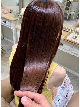 レガーメ(hair make Legame.)の写真/【髪質改善】加古川初の"marbb"や話題の"シルキーエステ"取扱☆ダメージを芯から補修しサラ艶美髪に♪