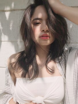 チョビー 銀座(chobii) チョビー銀座桜井デジタルパーマイルミナカラーグレージュ