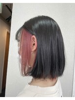 アジールヘア 所沢プロペ通り店(agir hair) インナーペールピンク