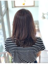 トップヘアー 中庄店(TOP HAIR fuapua)&nbsp;ふんわりミディアムレイヤースタイル【りり】